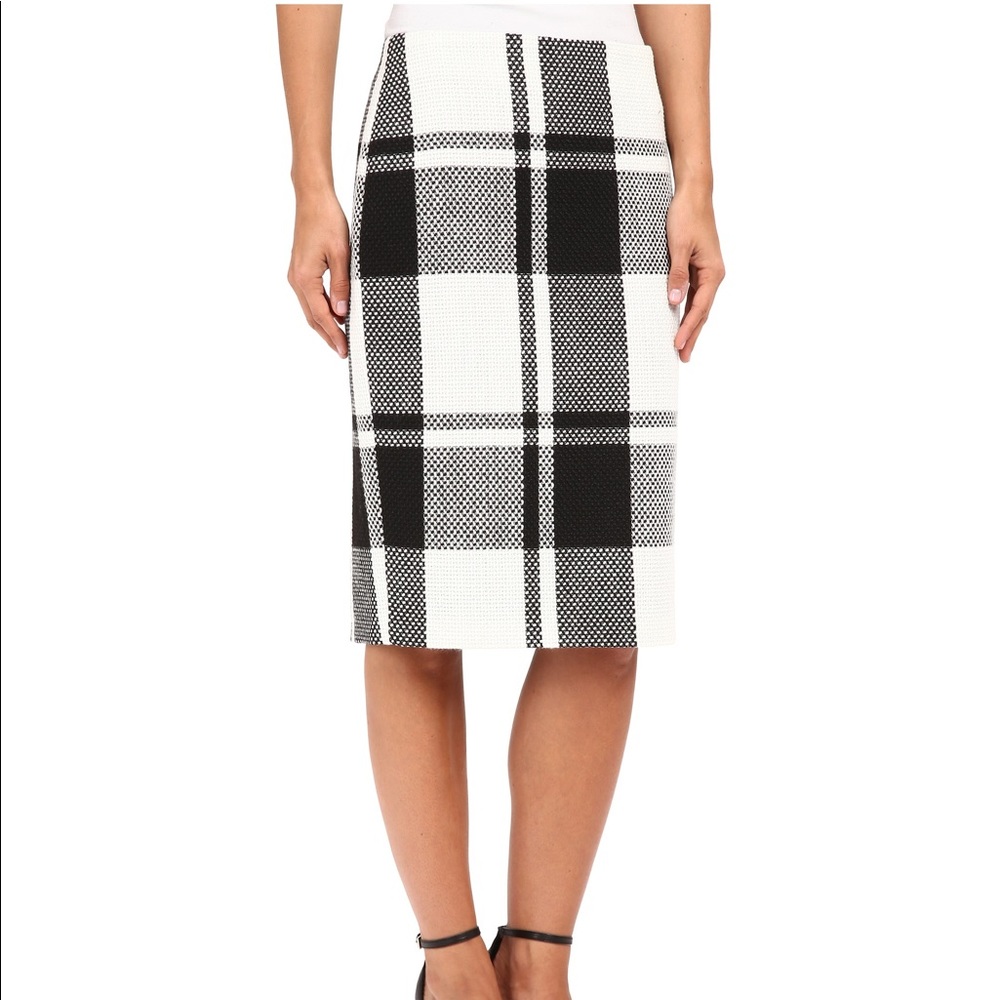 Vince Camuto Plaid Pencil Skirt